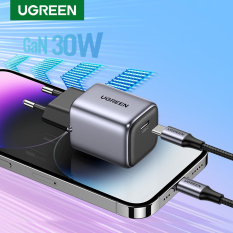 UGREEN 30W GaN Charger PD Fast USB Type C Charger USB C PD3.0 QC3.0 Quick Charging For iPhone 14 13 12 11