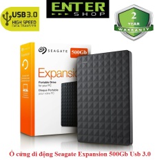 Ổ cứng di động Seagate Expansion 500Gb Usb 3.0 – Thiết kế vỏ nhựa cao cấp – Bảo hành 2 năm, 1 đổi 1