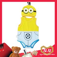 Bộ Bodysuit Hình Minion cực kỳ đáng yêu cho bé trai và gái – BDS08- Mihababy