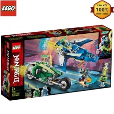 Mô Hình Lắp Ráp Lego Ninjago Xe Đua Tốc Độ Của Jay Và Lloyd 71709 (332 chi tiết)
