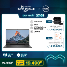 [TRẢ GÓP 0%] Laptop Dell Inspiron 3501 15.6 inches FHD (Intel / i5-1135G7 / 8GB / 512GB SSD / NVIDIA Geforce MX330, 2GB / McAfee MDS / Win 10 Home SL) l Black l P90F006 (70234074) l HÀNG CHÍNH HÃNG