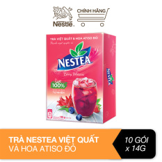 Trà việt quất và hoa atiso đỏ Nestea (10 gói x 14g)