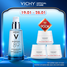 Dưỡng chất (Serum) khoáng phục hồi chuyên sâu Vichy Mineral 89 (Dành cho mọi loại da) 50ML