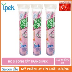Combo 3 Bông Tẩy Trang IPEK 150 Miếng (Thổ Nhĩ Kì)