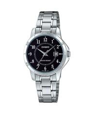 Đồng hồ nữ dây thép không gỉ Casio Anh Khuê LTP-V004D-1BUDF