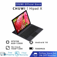 CHUWI Hàng chính hãng Máy tính bảng Hipad X hệ điều hành Android 10.0 OS, màn hình 10.1 inch Helio MT8788 bộ xử lý Octa Core LPDDR4X bộ nhớ trong 6GB bộ nhớ ngoài 128GB UFS 2.1, sim kép hỗ trợ 4G LTE mạng di động 2.4/5G Wifi định vị GPS