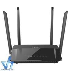 Router wifi công suất cao 4 ăng-ten băng tần kép AC1200 Dlink Dir-822