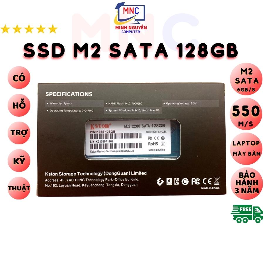 Ổ Cứng SSD M2 SATA 2280 128GB KSTON -New Full Box - Bảo hành 3 năm