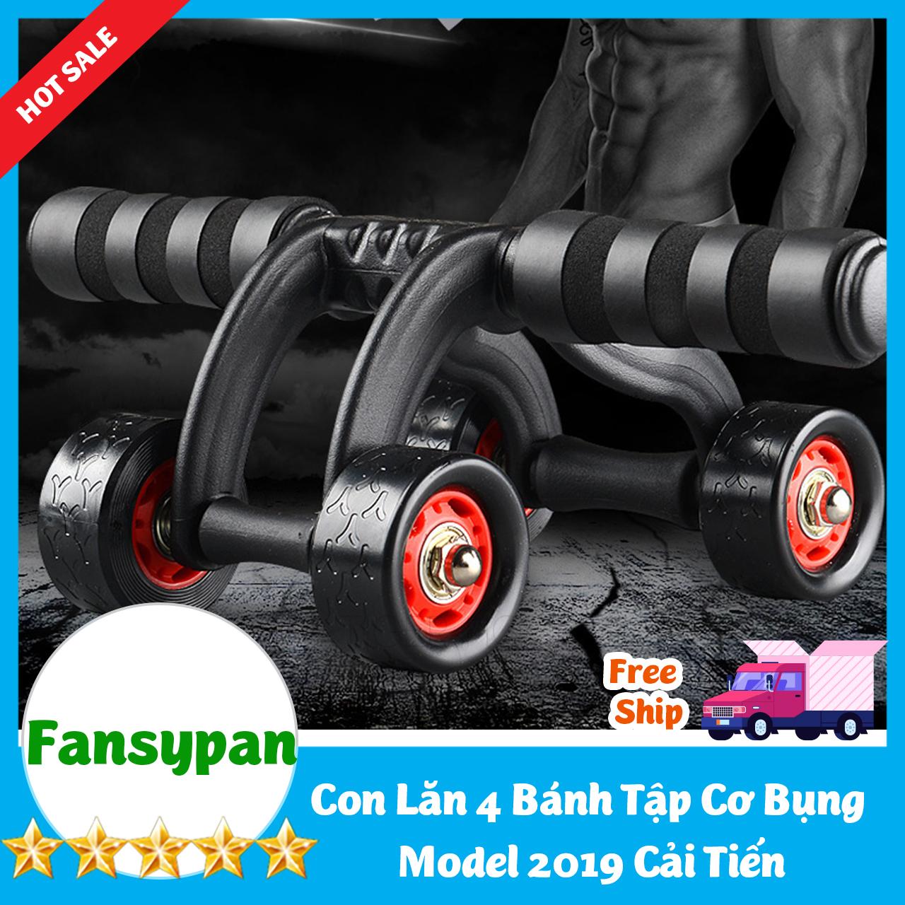 Con lăn tập cơ bụng 4 bánh cỡ lớn cao cấp Bh 12 Tháng Lỗi 1 đổi 1