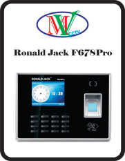 Máy chấm công vân tay + thẻ từ Ronald Jack F678Pro