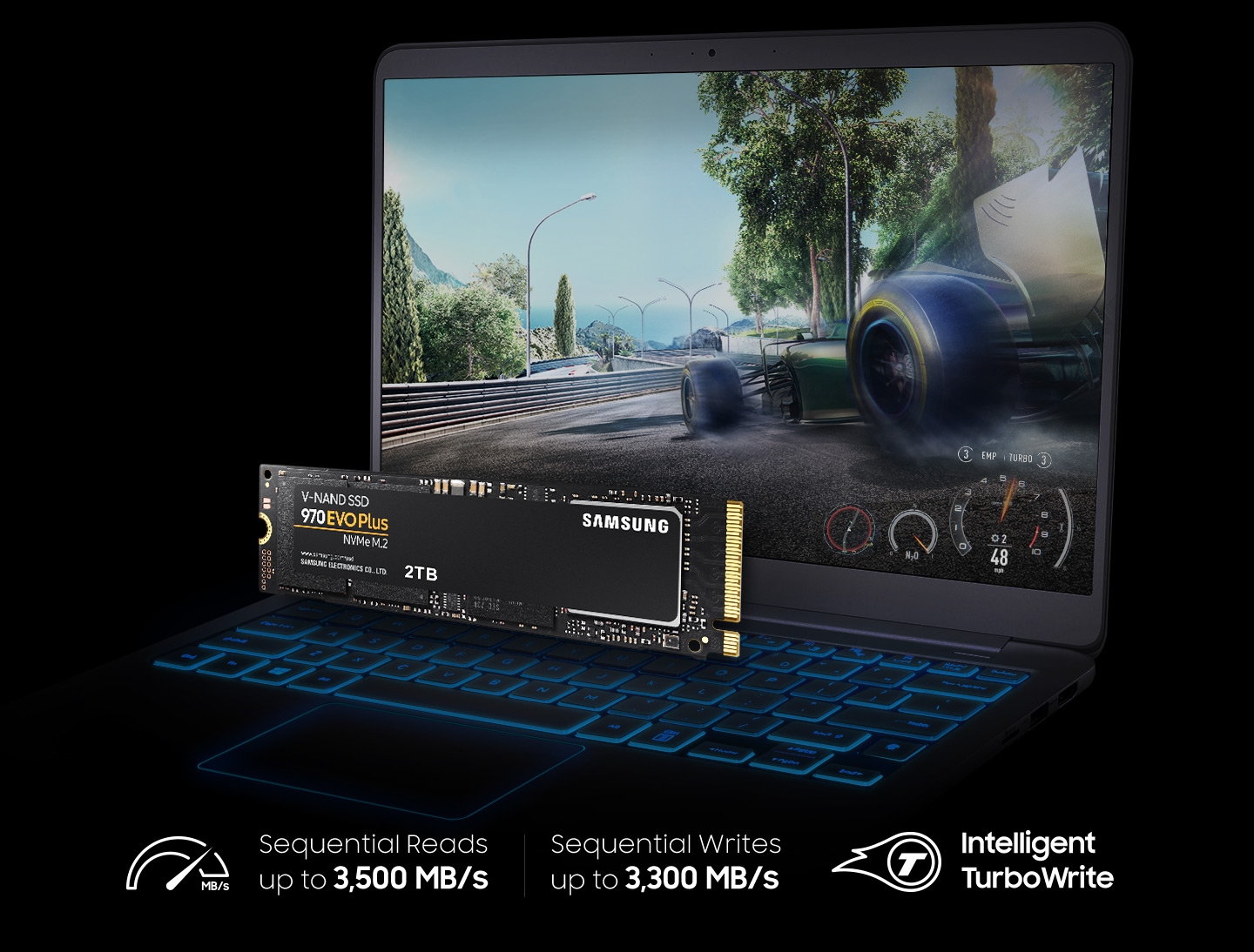 Ổ cứng gắn trong giá rẻ SSD Samsung 970 EVO Plus PCIe NVMe M.2 2280 V-NAND - đọc 3500MB, ghi...