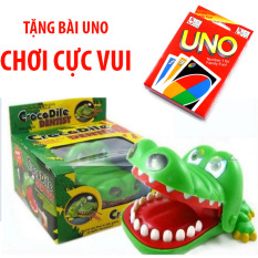 Combo Khám Răng Cá Sấu Tặng Uno cơ bản 108 lá