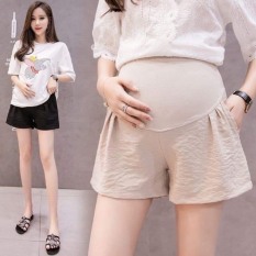 Quần bầu Sooc đũi công sở siêu mát có đáp bụng