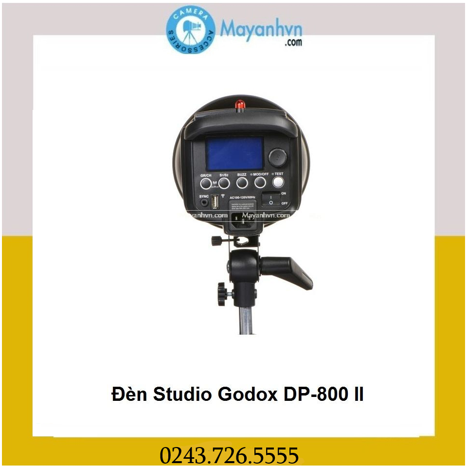 [Trả góp 0%]Đèn Studio Godox DP-800 II