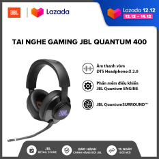 [VOUCHER 150K] Tai nghe Gaming JBL Quantum 400 l Âm thanh vòm DTS Headphone:X 2.0 l Công nghệ Quantum SOUND Signature l Phần mềm điều khiển JBL Quantum ENGINE l HÀNG CHÍNH HÃNG