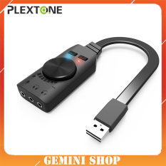 Sound card âm thanh 7.1 cho máy tính PC chuyên game Plextone GS3