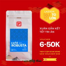 Cà phê robusta nguyên chất (500GR) – cà phê rang mộc 100% – Theallvn