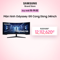 [TRẢ GÓP 0%] Màn hình Samsung Odyssey G5 Cong Dòng 34inch LC34G55