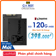 SSD 120GB Kingston cho PC / A400 120G SATA 2.5 – hàng MỚI [ Nhập Khẩu ]