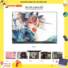 Skin dán Laptop MSI in hình Anime image (inbox mã máy cho Shop)