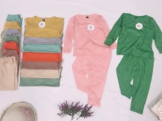 bộ thun lạnh minky mom Bé trai, gái loại 1 | chất thun lạnh 4 chiều | Thoáng Mát | 4-27kg |