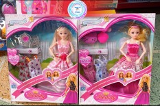 Đồ chơi nhân vật Búp bê thời trang – Búp bê hóa trang thay đổi quần áo, phụ kiện – Búp bê cử động được khớp tay khớp chân – Princess for baby girls