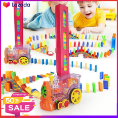 Bộ đồ chơi Tàu hoả xếp Domino Tự Động