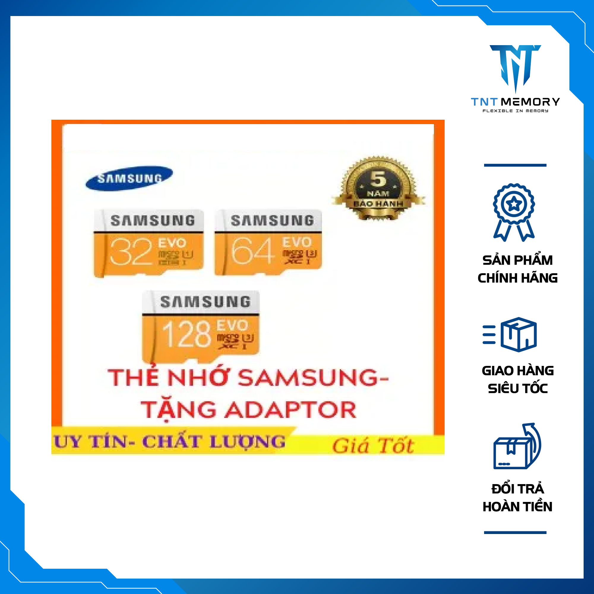 Thẻ nhớ Sam Sung EVO Class10 32GB/64GB/128GB 80MB/S – Cam kết hàng chất lượng !