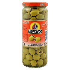 Quả Oliu Xanh tách hạt Figaro Pitted Green Olive 450g