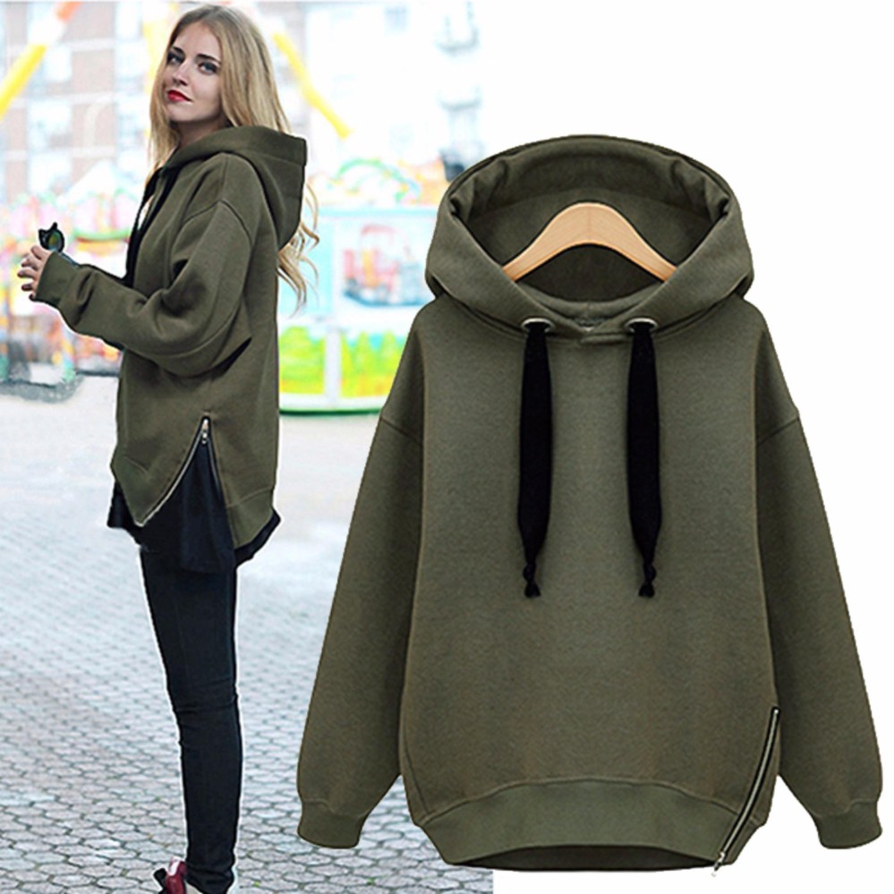Áo khoác hoodie nữ tay dài chất liệu cao cấp siêu cá tính 122