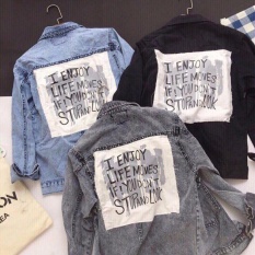 áo khoác jean nữ cao cấp phong cách trẻ trung LuLy Fashion