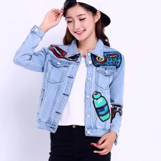 Áo khoác jean thêu cao cấp M1253