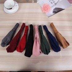 Băng đô turban vải nhung cao cấp mẫu mới (Màu đỏ tươi) SYT37