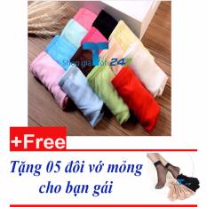 Mua Bộ 10 quần lót cotton nữ Thái Style A139+ Tặng 05 đôi tất mỏng GT247  ở Shop Giá Tốt 247 (Hà Nội) Có Đảm Bảo Không