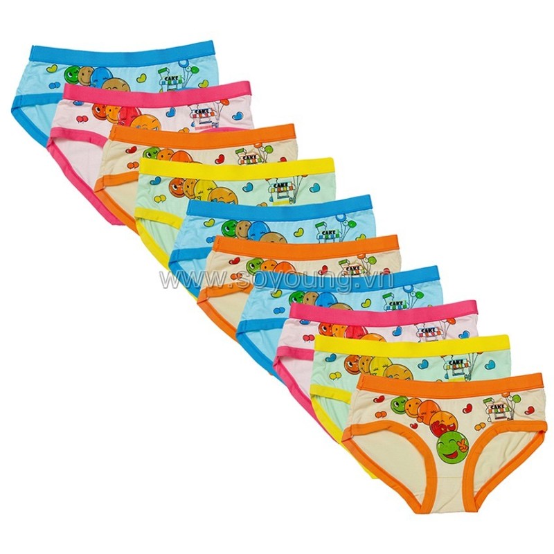 Nơi bán Bộ 10 Quần Lót Trẻ Em Bé Gái Từ 10 - 15 Tuổi Sociustore 10DL GIRL
034 10T15
