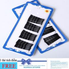 Bộ 2 vỉ kẹp gim tóc loại đẹp + Tặng kèm 1 thẻ tích điểm tại KoreaStore
