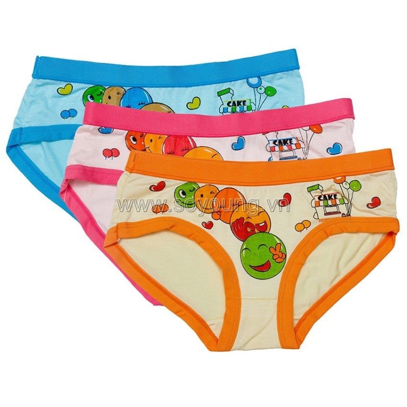 Nơi bán Bộ 3 Quần Lót Trẻ Em Bé Gái Từ 10 - 15 Tuổi SoYoung 3DL GIRL 034
10T15