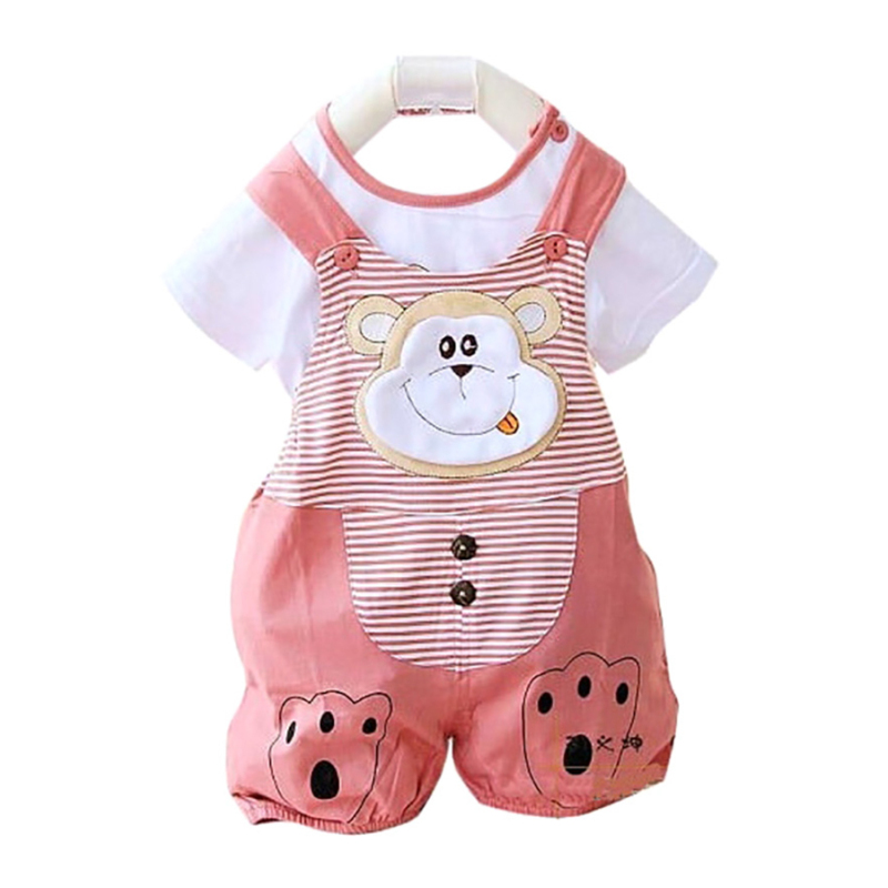 Nơi bán Bộ đồ hình thú có áo phông đi kèm cho bé gái Family Shop BHT02
(Hồng)