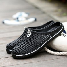 Broadfashion Nam Nữ Đi Biển Mùa Hè Lưới Rỗng Dép Du Lịch Ngoài Trời Cặp Đôi Giải Trí 36 (Đen)-quốc tế