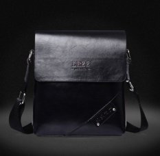 Nơi Bán Casual Crossbody Bag Genuine Cowhide Leather Satchel Bag Men Business Messenger Bags One Shoulder Bag (Black) – intl   sycamore handbags