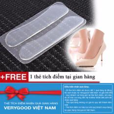 Combo 3 bộ 2 miếng lót gót giày silicon êm chân + Tặng kèm 1 thẻ tích điểm tại gian hàng Verygood