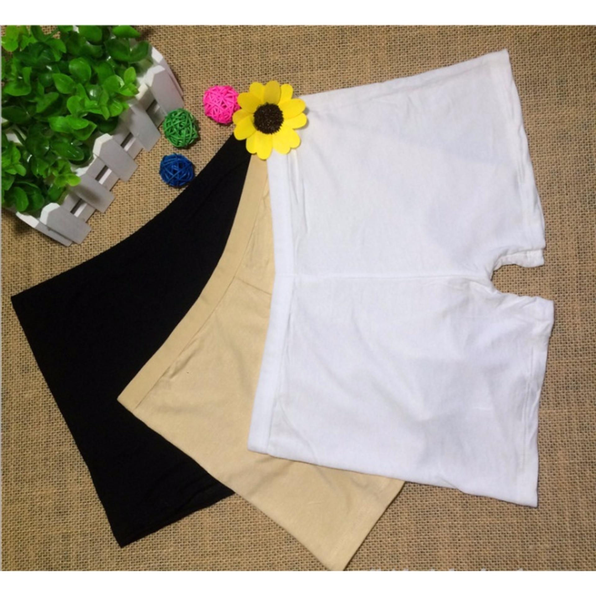 Combo 3 quần mặc trong váy cotton ZAVANS (Đen, trắng, da)