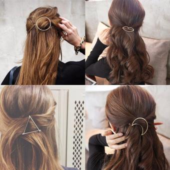 Combo 5 Kẹp tóc MK (Hàn Quốc) bằng hợp kim mạ vàng xinh xắn cho các bạn gái  