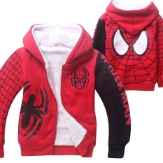 Đánh Giá Costume Kids Boys Girls Winter Thick Zipper Hoodies Coat Jacket 4Y-9Y – intl   2015 great future