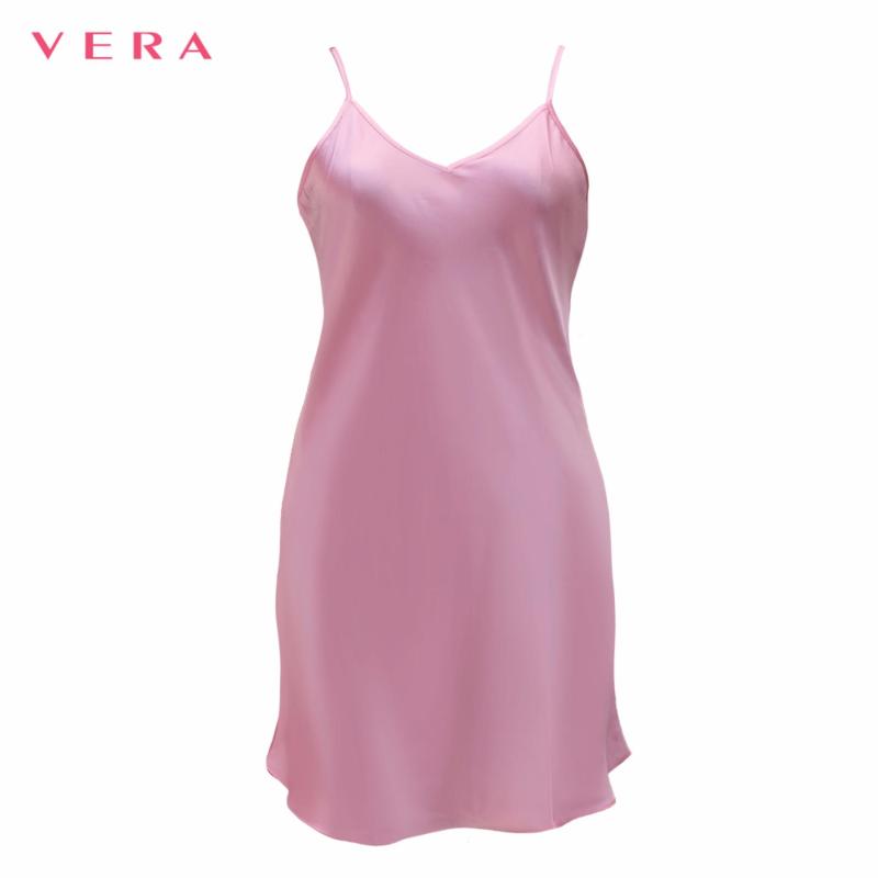 Nơi bán Đầm ngủ trơn VERA cao cấp 7162 (hồng)