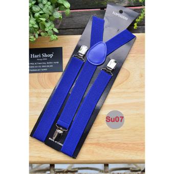 Dây Đeo Quần Nam Simple Suspenders Xanh Coban  