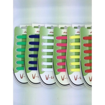 Dây Giày Cao Su VTIE Shoelace Mặt Trơn - Màu Trắng Bộ 12 Dây June 2018 - 2 Dây giày cao su VTIE Shoelace Mặt Trơn - Màu Trắng Bộ 12 dây - 2