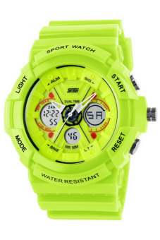Đồng hồ nam dây nhựa SKMEI Sport Watch 0966 (Xanh Lá)  