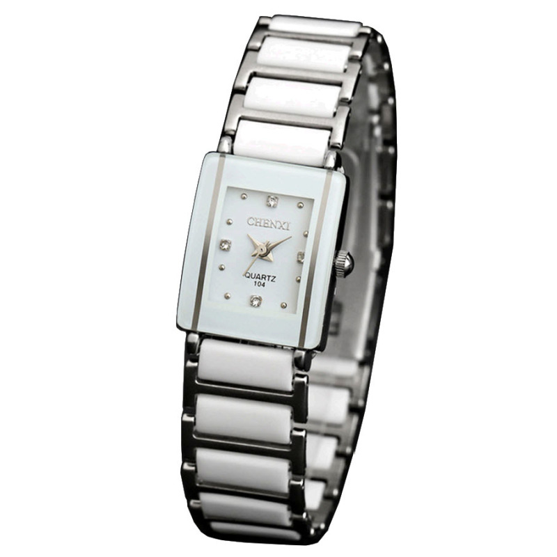 Nơi bán Đồng hồ nữ dây thép không gỉ Chenxi 104 (Trắng)