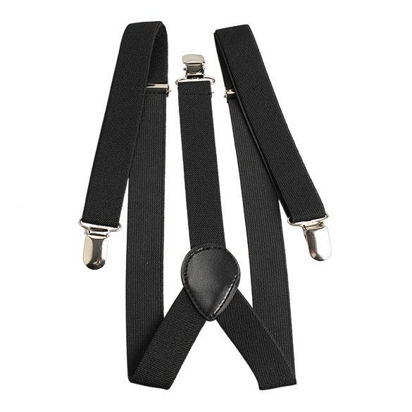 Elastic Brace Suspender Y Back Neon Clip-on Belt for Overall Adult Child (Intl)